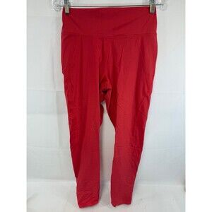 SOMA WKND 360 Women's Red (coral) Athletic Leggings Full length size Large NWOT